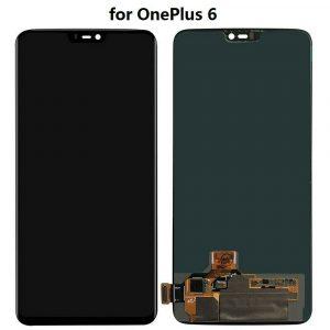 OnePlus 6 Black OEM LCD Touch Screen Display Replacement Part without frame
