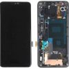 LG G7 Thin Black LCD Touch Screen Replacement Assembly Part with Frame