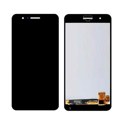LG K9 Black LCD Touch Screen Replacement Assembly Part with Frame
